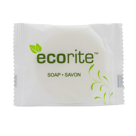 ECORITE Ecorite Soap, 30gm, Round, Paper Sachet, Cucumber and Melon, PK 288 HA-ER-006